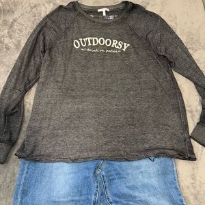 Maurices Gray 'Outdoorsy' Sweatshirt